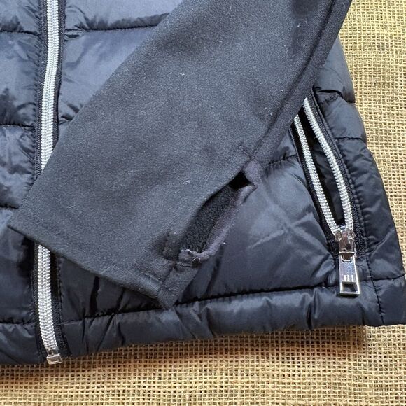 Tommy Hilfiger Natural Down Packable Puffer Jacket Full Zip Fleece Sleeves XS - Picture 2 of 8